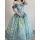 Cyans Qing Monet's Water Lilies Corset Top II Skirts and Sets(4 Colours/Full Payment Without Shipping)
